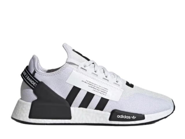 adidas adidas NMD R1 V2 White Black Stripes - view 1