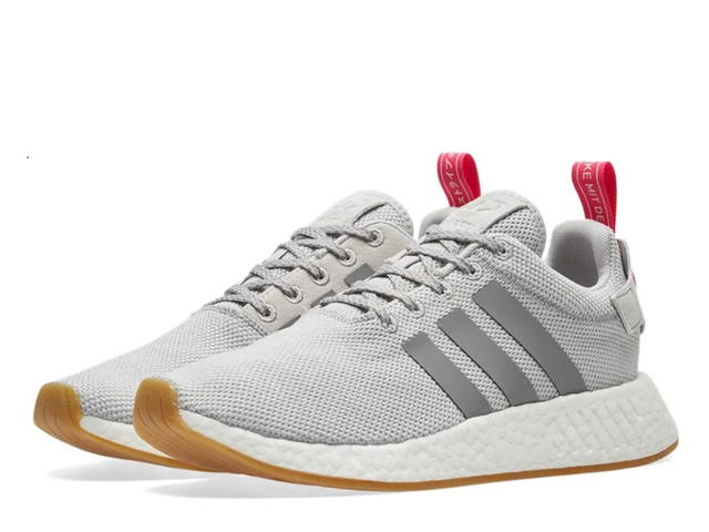adidas adidas NMD R2 Grey Shock Pink (W) - view 3
