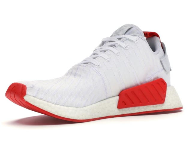 adidas adidas NMD R2 White Core Red "Two Toned" - view 3