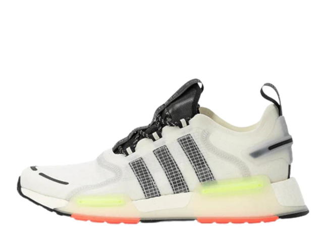 adidas Adidas NMD V3 Crystal White Signal Green Solar Pink - view 2