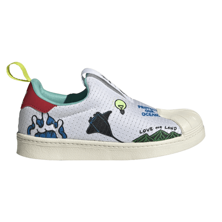 adidas adidas originals Aaron Kai x Superstar 360 Primeblue J 'Pop Art Style Waves'