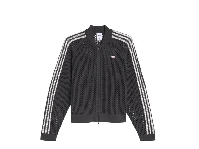 adidas adidas Originals CLOT Crochet Track Top Carbon - view 1