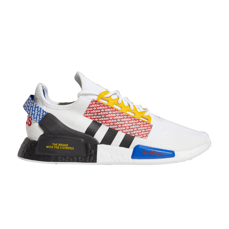 adidas adidas NMD R1 V2 Logo Print Cloud White Multi