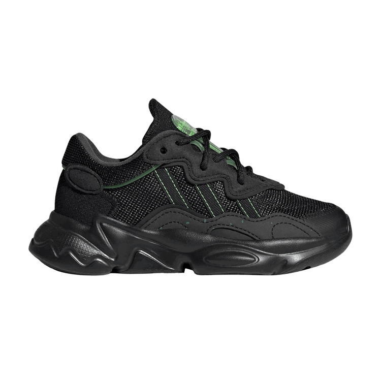 adidas adidas originals Ozweego J 'Black Solar Green'