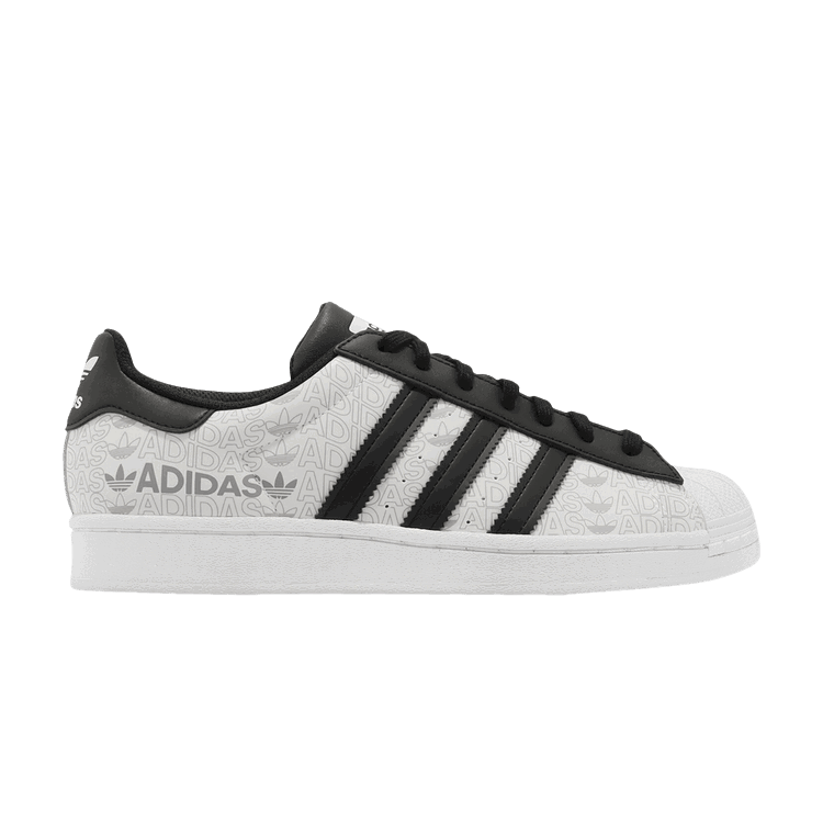 adidas adidas originals Superstar 'Reflective Allover Logo - White Black'