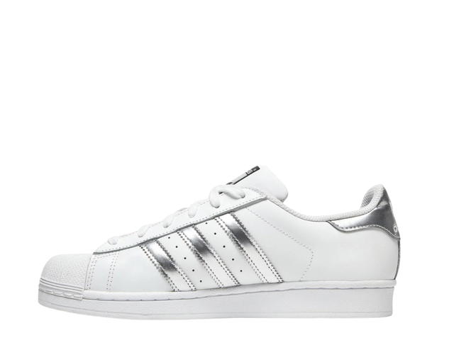 adidas adidas Superstar White Silver Metallic (Women's) - view 2