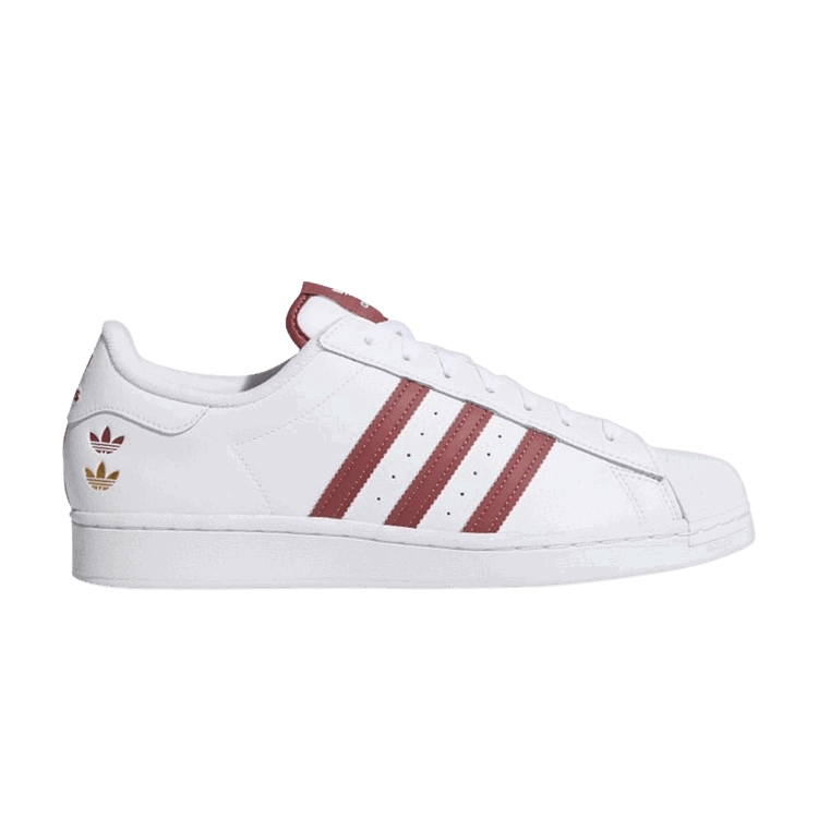 adidas adidas Superstar White Quiet Crimson