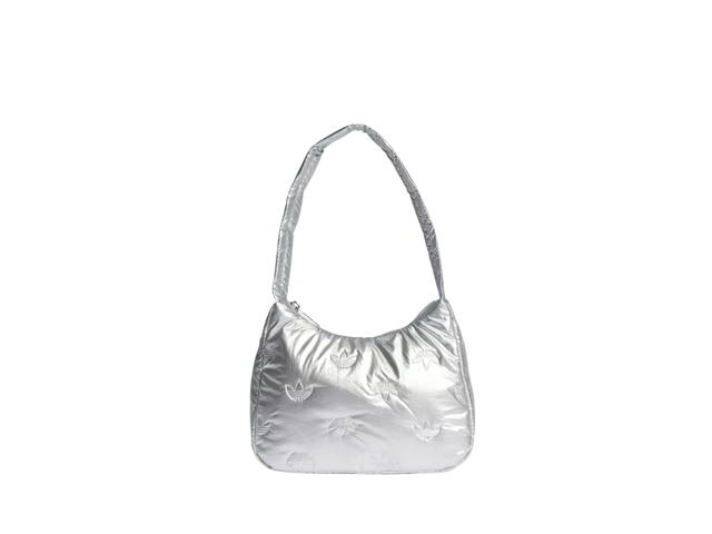 adidas adidas Puffy Satin Mini Shoulder Bag Silver Metallic - view 1