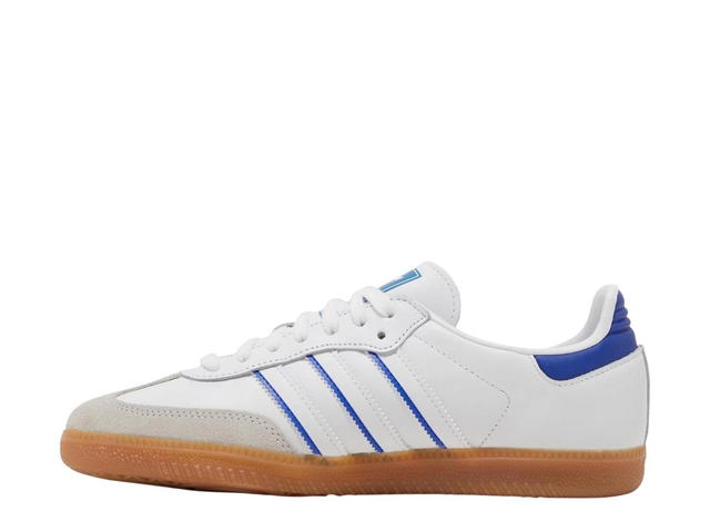 adidas adidas Samba Leather Cloud White Lucid Blue - view 2