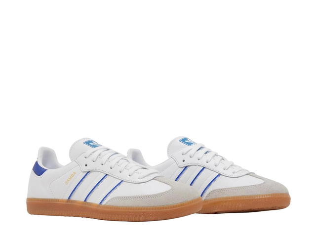 adidas adidas Samba Leather Cloud White Lucid Blue - view 3