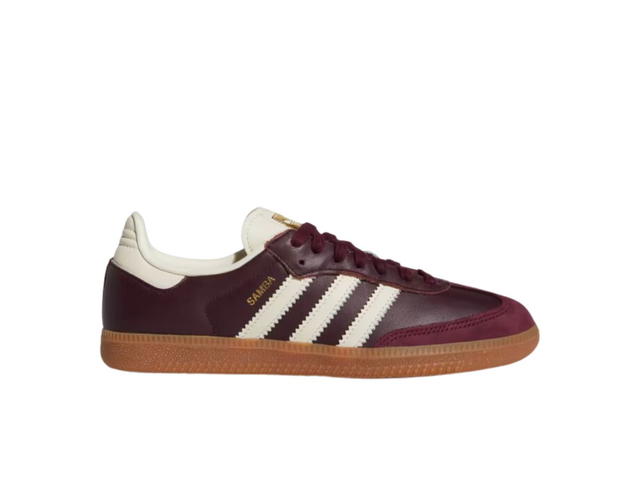 adidas adidas Samba OG Maroon Gold Metallic (Women's) - view 1