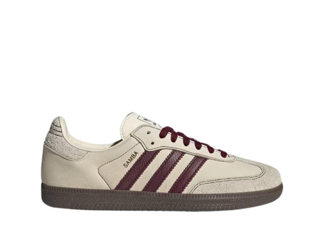 adidas adidas Samba OG Wonder White Maroon (Women's) - view 1
