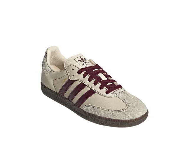 adidas adidas Samba OG Wonder White Maroon (Women's) - view 3