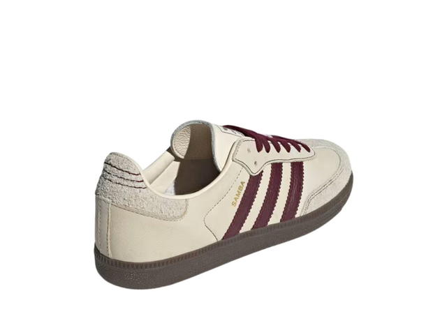 adidas adidas Samba OG Wonder White Maroon (Women's) - view 4