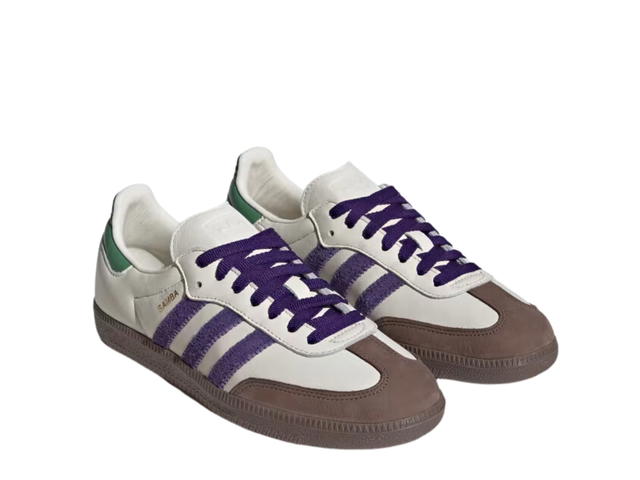 adidas adidas Samba OG Off White Core Purple Green Brown (Women's) - view 3