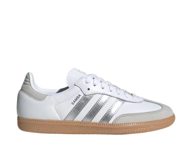 adidas adidas Samba OG White Silver Metallic Grey (W) - view 1