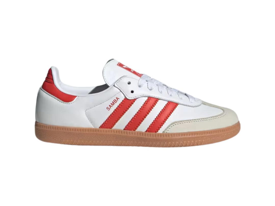 adidas adidas Samba OG White Solar Red Gum (Women's)