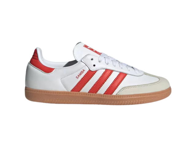 adidas adidas Samba OG White Solar Red Gum (Women's) - view 1