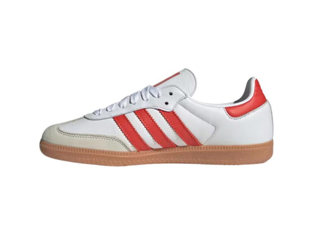 adidas adidas Samba OG White Solar Red Gum (Women's) - view 2