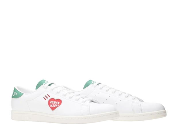 adidas adidas Stan Smith Human Made White Green - view 3