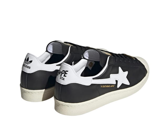 adidas adidas Superstar 80s Bape Black White Gold (2022) - view 3
