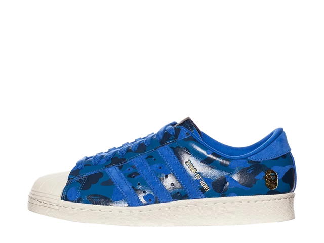 adidas adidas Superstar 80s Undefeated Bape Blue Camo - view 2