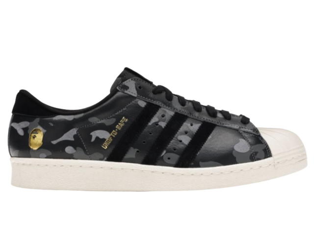 adidas adidas Superstar 80s Undefeated Bape Black Camo - view 1