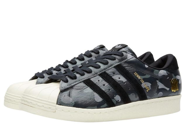 adidas adidas Superstar 80s Undefeated Bape Black Camo - view 3