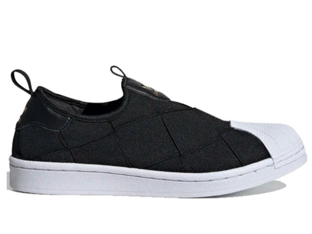 adidas adidas Superstar Slip-On Core Black Cloud White Pink (Women's) - view 1