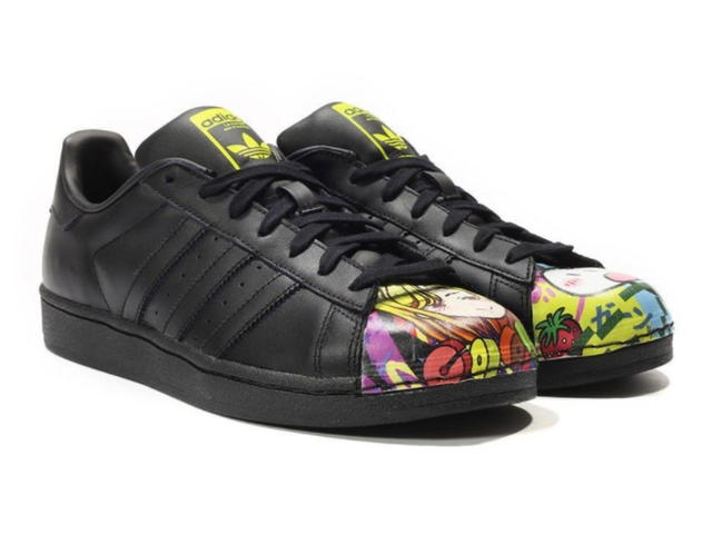 adidas adidas Superstar Supershell Pharrell Black Yellow - view 3