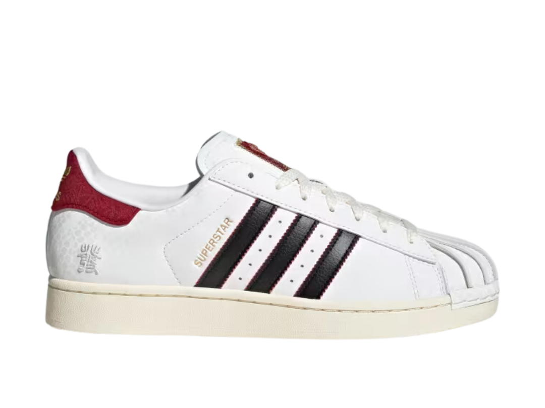 adidas adidas Superstar Year Of The Snake Cloud White Core Black And Active Maroon