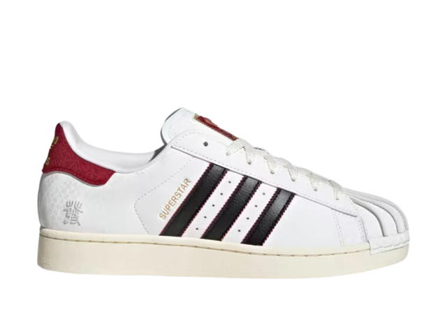 adidas adidas Superstar Year Of The Snake Cloud White Core Black And Active Maroon - view 1