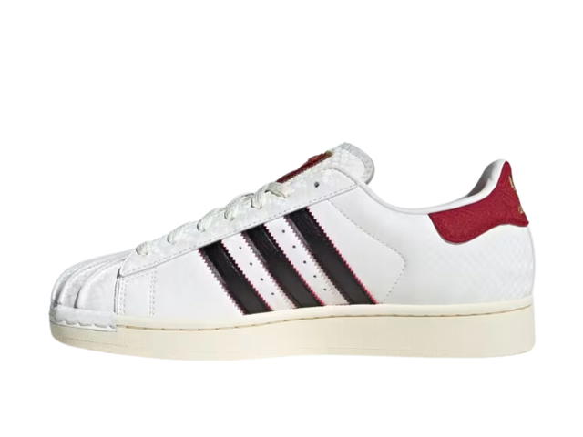 adidas adidas Superstar Year Of The Snake Cloud White Core Black And Active Maroon - view 2