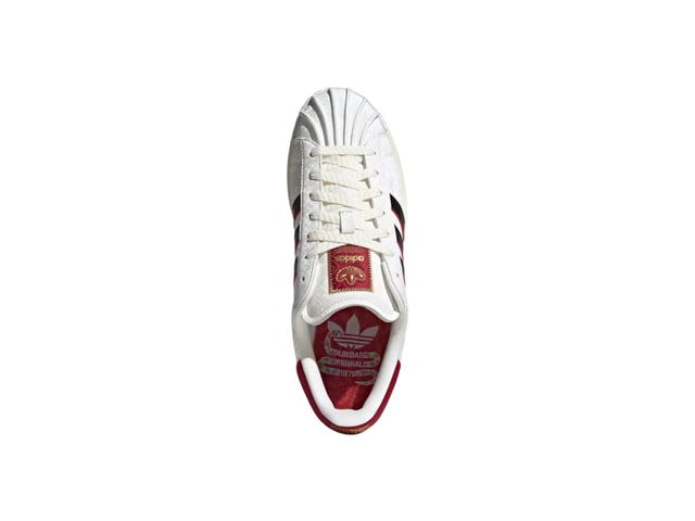 adidas adidas Superstar Year Of The Snake Cloud White Core Black And Active Maroon - view 4