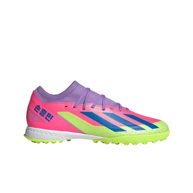 adidas Adidas X Crazyfast HMS.3 TF Lucid Lemon Lucid Pink - view 2