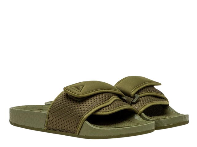 adidas Adidas X Pharrell Williams Chanceletas Hu Boost Slide Olive - view 3