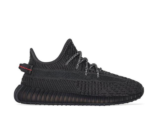 adidas adidas Yeezy Boost 350 V2 Black (Non-Reflective) (Kids) - view 1