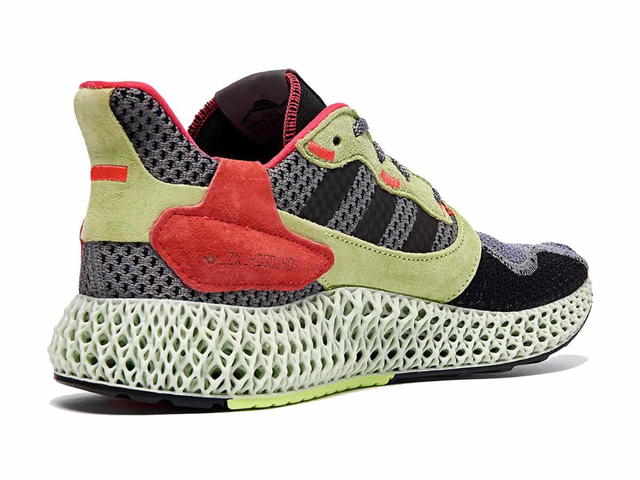 adidas Adidas ZX 4000 Grey Three Hi Res Yellow - view 2