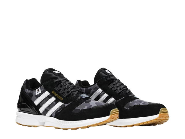 adidas adidas ZX 8000 Bape Undefeated Black - view 3
