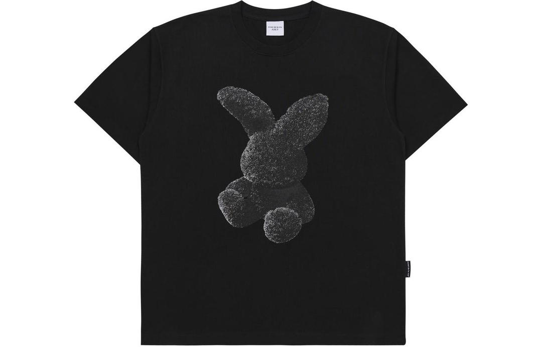 acmé de la vie acmé de la vie Fuzzy Rabbit Short Sleeve T-Shirt Black