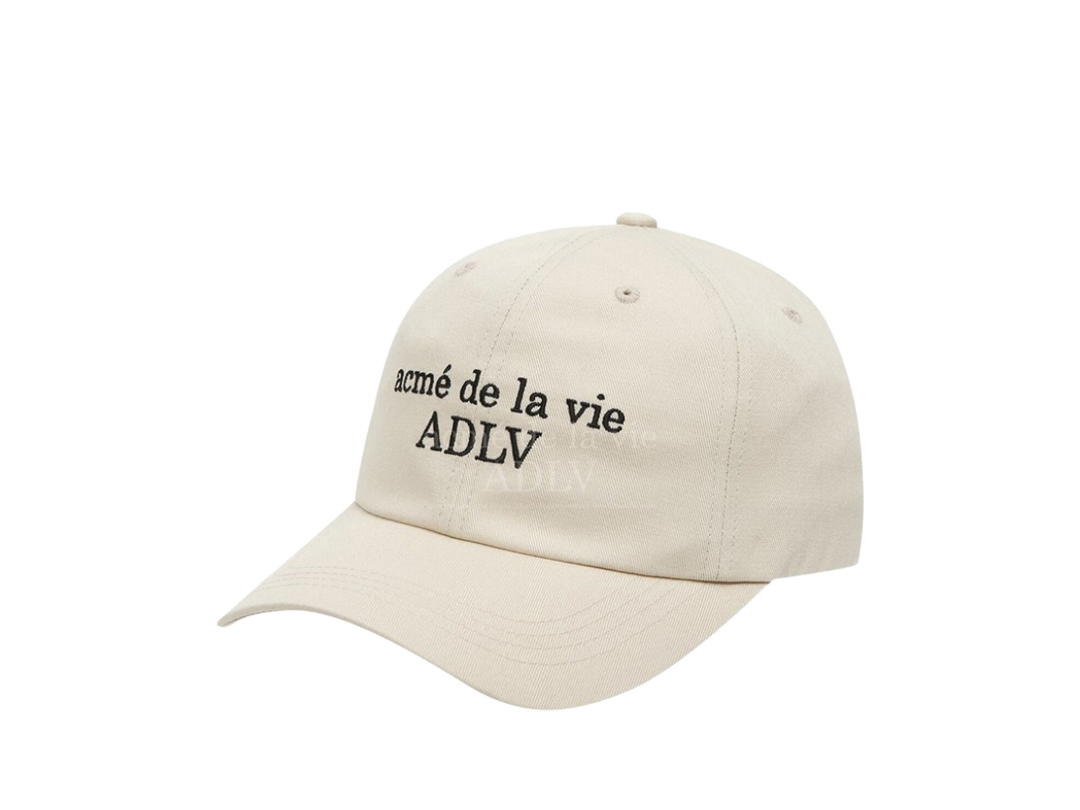 acmé de la vie acmé de la vie Basic Ball Cap R Cream