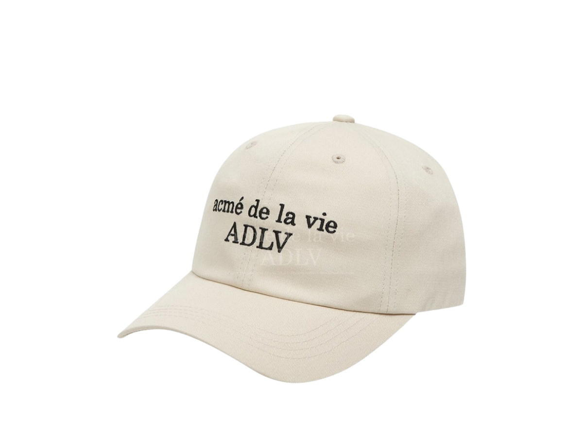 acmé de la vie acmé de la vie Basic Ball Cap R Cream