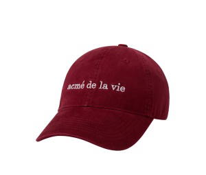 Buy acmé de la vie Basic Big Logo Ball Cap Wine at Sasom – Authentic and Ready to Ship