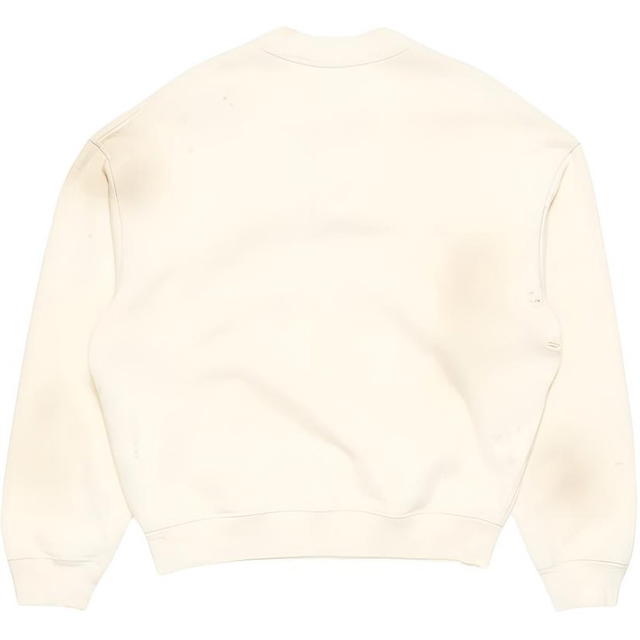 Acne Studios Acne Studios Fleece Logo Sweatshirt - Ecru - view 2