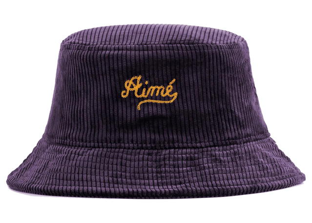 Aime Leon Dore Aime Leon Dore Chain Stitch Bucket Hat Purple - view 1