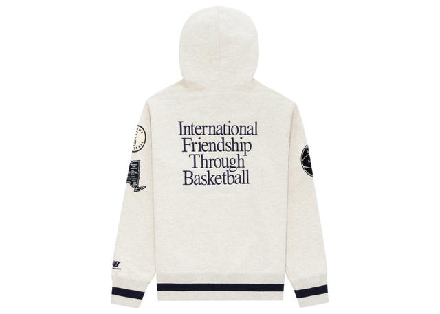 Aime Leon Dore Aime Leon Dore x New Balance Varsity Hoodie Oatmeal - view 2