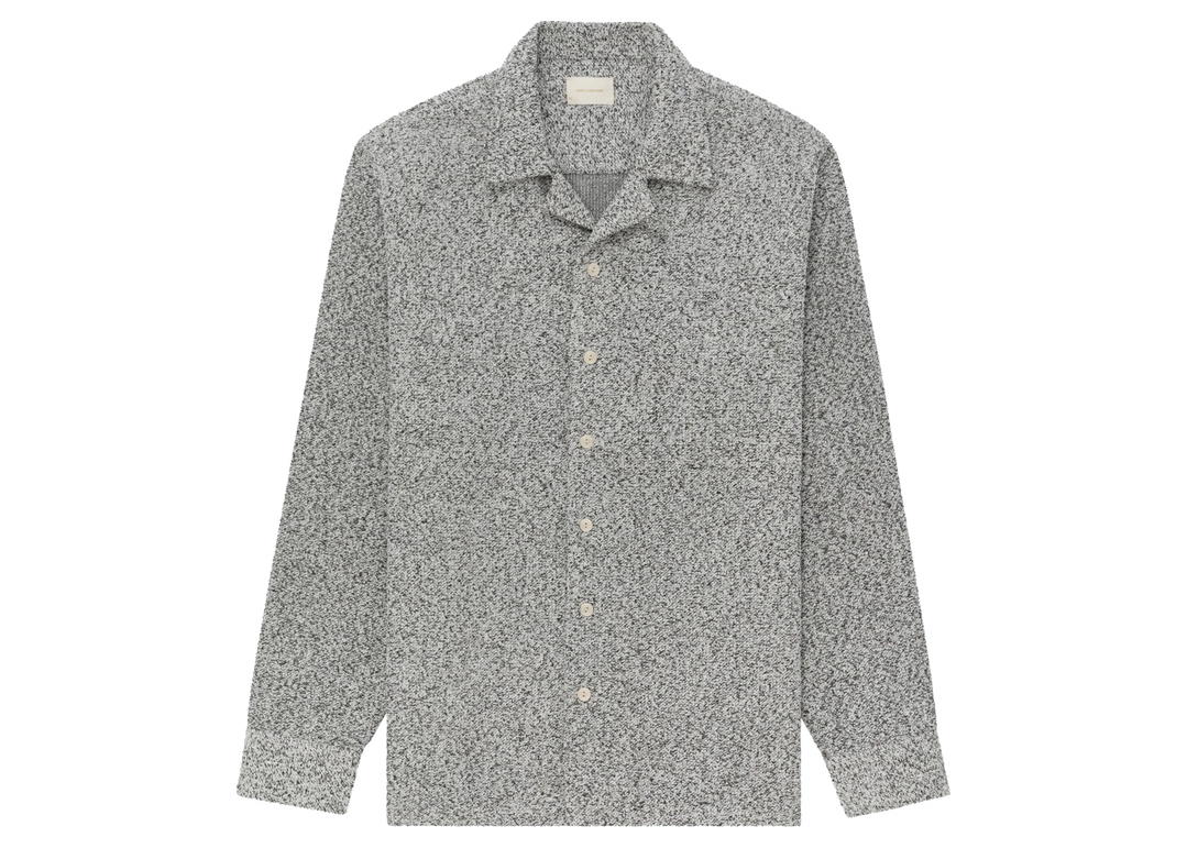 Aime Leon Dore Aime Leon Dore Nubby Camp Collar Shirt Grey