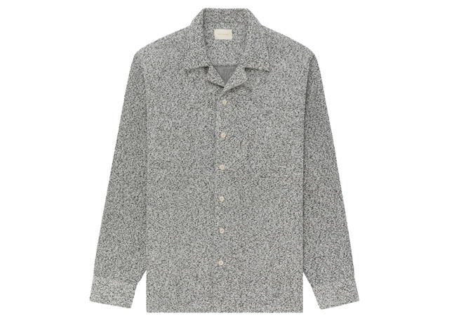 Aime Leon Dore Aime Leon Dore Nubby Camp Collar Shirt Grey - view 1