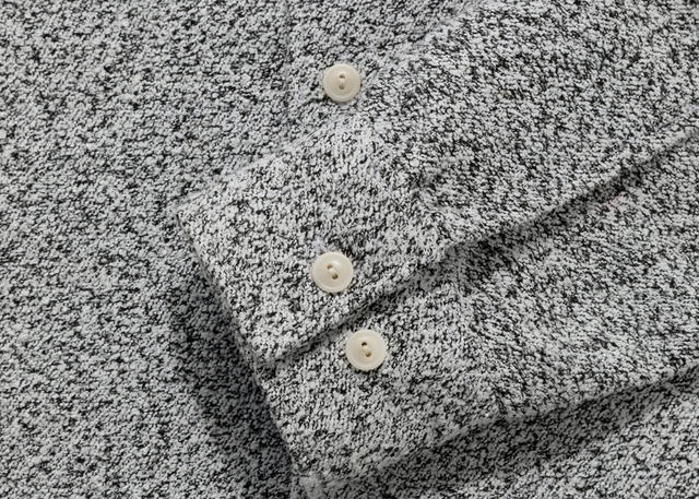 Aime Leon Dore Aime Leon Dore Nubby Camp Collar Shirt Grey - view 2