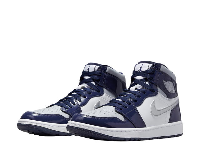 Jordan Jordan 1 Retro High Golf Patent Midnight Navy - view 3